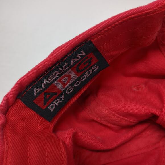 The National II Slideback Hat Red One Size Adjustable Embroidered ADG - Picture 9 of 9